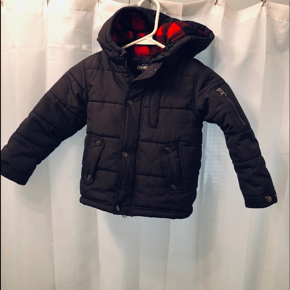 Oshkosh Boys 4T  Hooded Winter Jacket